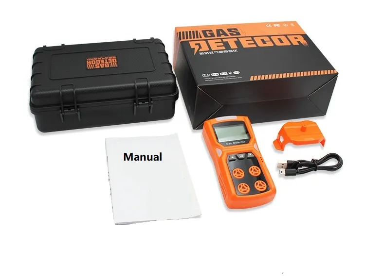 NM-4 Gas Detector EX O2 CO H2S for Industrial Safety