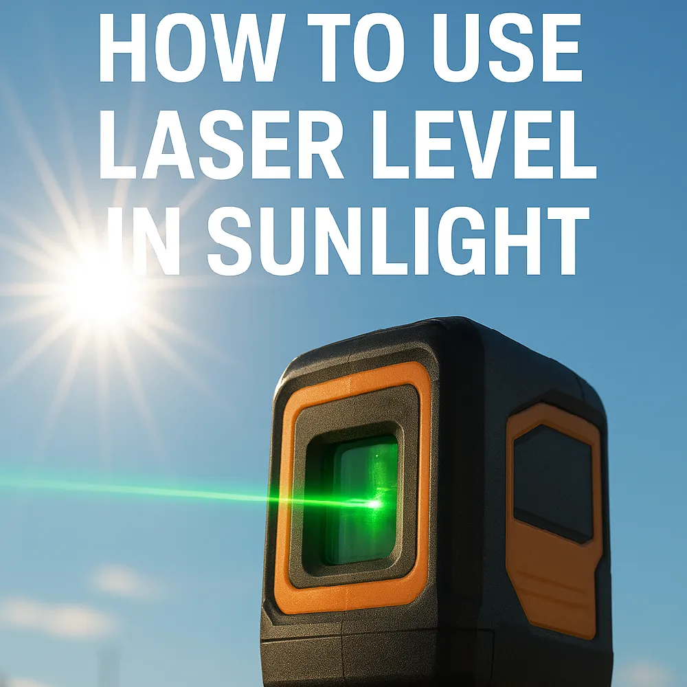 How to Use Laser Level in Sunl